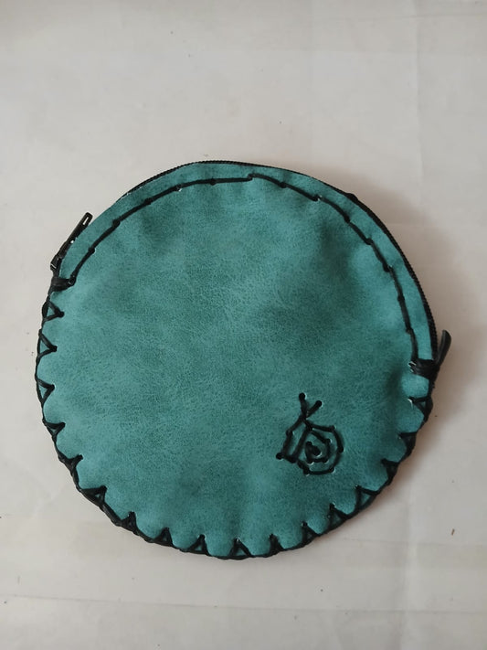 Monedero redondo Verde